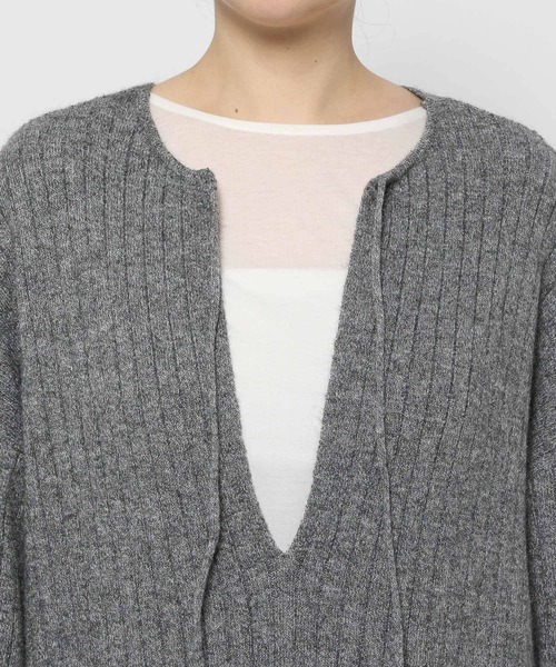 LEPSIM（レプシィム）の「7ゲージ2WAYカフタンロングワンピース　970836（ワンピース・レディース・モカ/ライトブラウン/グレー・TALL/FREE）」の18枚目の写真