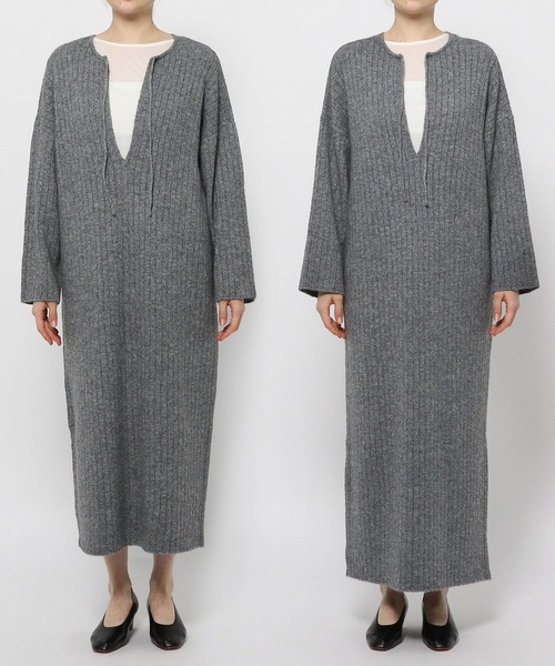 LEPSIM（レプシィム）の「7ゲージ2WAYカフタンロングワンピース　970836（ワンピース・レディース・モカ/ライトブラウン/グレー・TALL/FREE）」の12枚目の写真