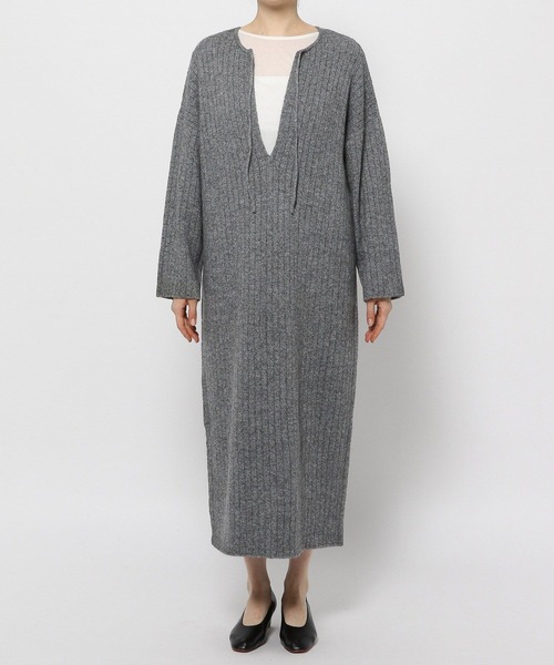 LEPSIM（レプシィム）の「7ゲージ2WAYカフタンロングワンピース　970836（ワンピース・レディース・モカ/ライトブラウン/グレー・TALL/FREE）」の13枚目の写真