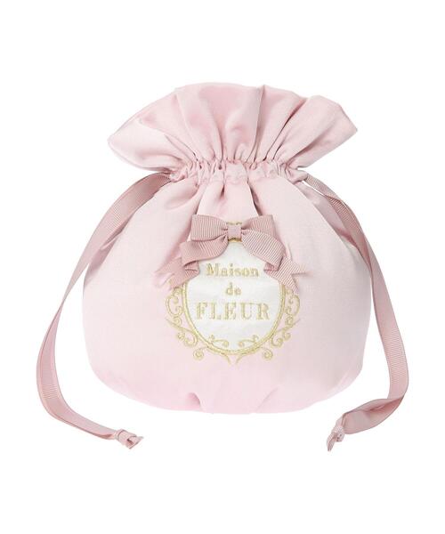 Maison de FLEUR（メゾンドフルール）の「リボンフレーム巾着