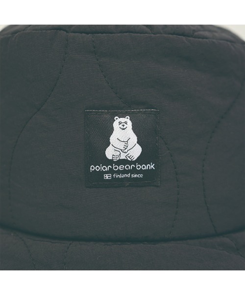 salle de bal（サルデバル）の「POLAR BEAR BANK / ポーラーベアバンク キルティング ボア バケットハット PBB 008 MMI（ハット・レディース・グレー/ベージュ/ブラック/オリーブドラブ・FREE）」の6枚目の写真