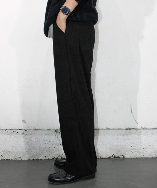 Baserange 黒コーデュロイパンツ BASERANGE(ベースレンジ) 22SSDOUGLAS