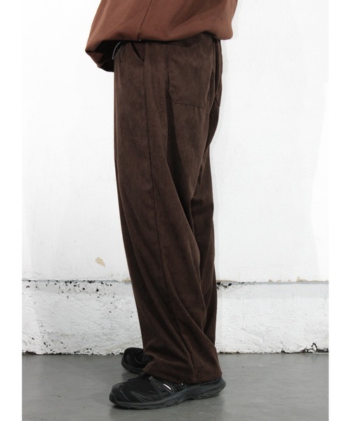コーデュロイオーバーサイズワークパンツ（その他パンツ）｜BROKEN