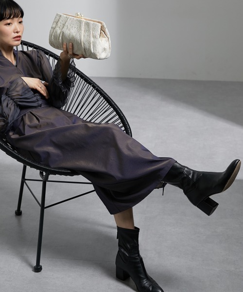 Callarus(カラルス)の「レースがま口3WAYパーティバッグ(クラッチバッグ・レディース・ゴールド/ブラック/シルバー・FREE)」の12枚目の写真