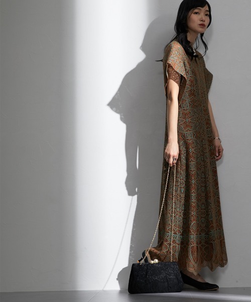 Callarus(カラルス)の「レースがま口3WAYパーティバッグ(クラッチバッグ・レディース・ゴールド/ブラック/シルバー・FREE)」の16枚目の写真