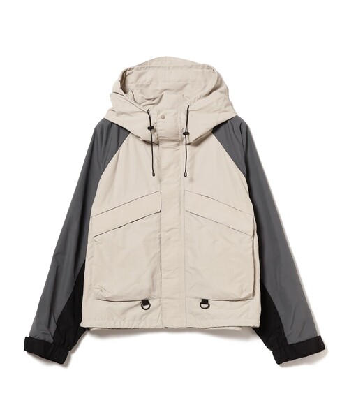 BEAMS（ビームス）の「3トーン ナイロン フーディジャケット（ナイロンジャケット・メンズ・ネイビー/ベージュ・M/XL/L/S）」の14枚目の写真