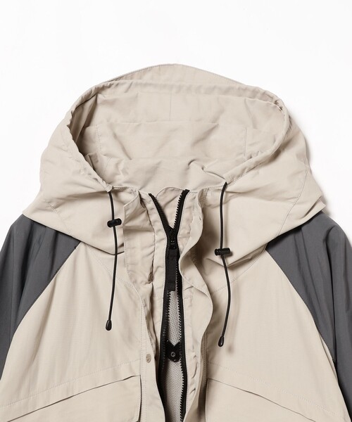 BEAMS（ビームス）の「3トーン ナイロン フーディジャケット（ナイロンジャケット・メンズ・ネイビー/ベージュ・M/XL/L/S）」の16枚目の写真