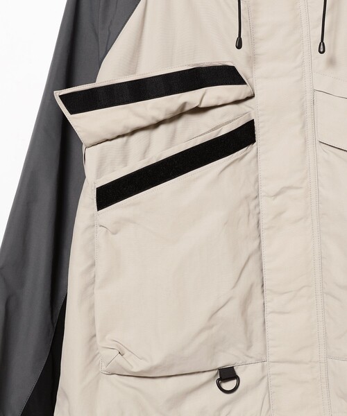 BEAMS（ビームス）の「3トーン ナイロン フーディジャケット（ナイロンジャケット・メンズ・ネイビー/ベージュ・M/XL/L/S）」の12枚目の写真
