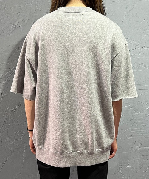 DIET BUTCHER（ダイエットブッチャー）の「DIET BUTCHER/ダイエットブッチャー  Vintage crew neck 「titan」 スウェット（スウェット・メンズ・グレー/バーガンディー/ネイビー・2/1/3）」の16枚目の写真