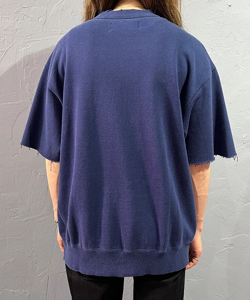 DIET BUTCHER（ダイエットブッチャー）の「DIET BUTCHER/ダイエットブッチャー  Vintage crew neck 「titan」 スウェット（スウェット・メンズ・グレー/バーガンディー/ネイビー・2/1/3）」の21枚目の写真