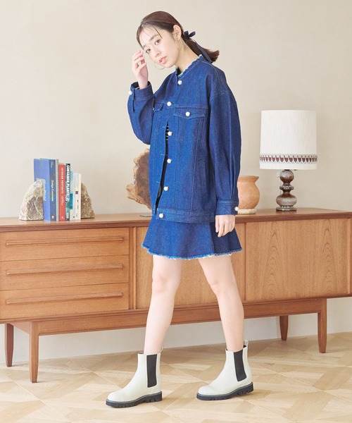 mysty woman（ミスティウーマン）の「パールボタンストリングプルオーバー　 997004（Tシャツ/カットソー・レディース・ブラック系その他/ホワイト系その他・FREE）」の8枚目の写真