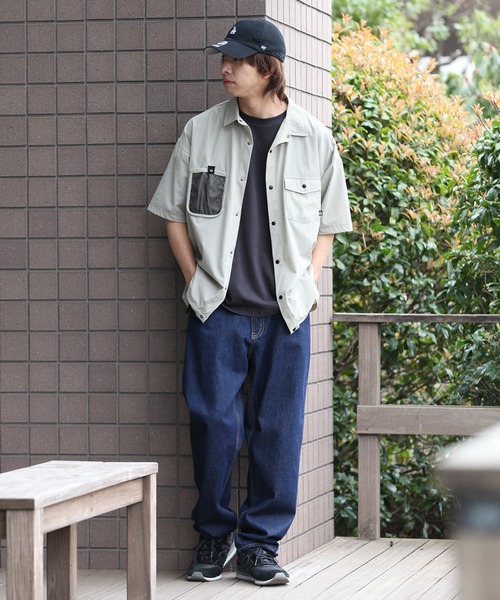 GERRY(ジェリー)の「【GERRY/ジェリー】 ナイロンPUタスラン メッシュポケット ショートスリーブシャツ(シャツ/ブラウス・メンズ・グレイッシュベージュ/カーキ/ブラック・LL/L/M)」の22枚目の写真
