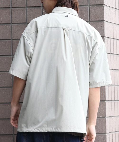 GERRY(ジェリー)の「【GERRY/ジェリー】 ナイロンPUタスラン メッシュポケット ショートスリーブシャツ(シャツ/ブラウス・メンズ・グレイッシュベージュ/カーキ/ブラック・LL/L/M)」の21枚目の写真