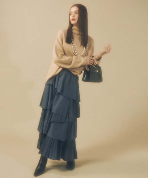 【セール】スリーブギャザールーズニット（ニット/セーター）｜eimy istoire（エイミーイストワール）