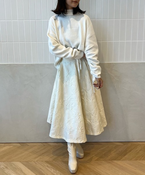 【セール】スリーブギャザールーズニット（ニット/セーター）｜eimy istoire（エイミーイストワール）