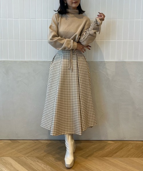 【セール】スリーブギャザールーズニット（ニット/セーター）｜eimy istoire（エイミーイストワール）