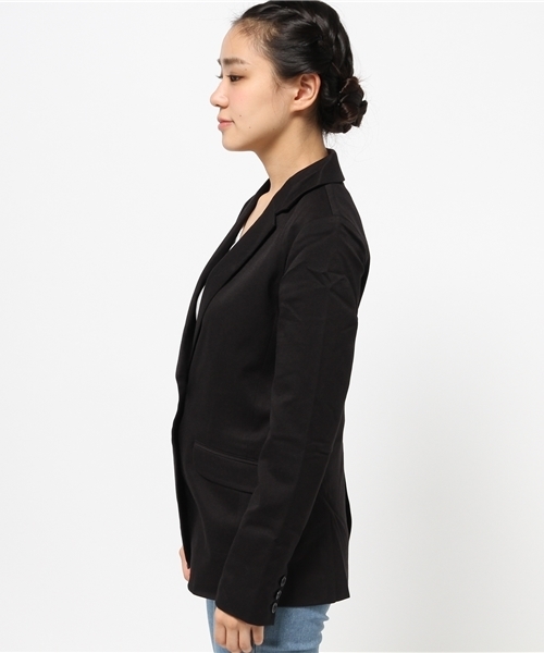 earth music&ecology（アースミュージックアンドエコロジー）の「ベーシックテーラードジャケット（テーラードジャケット・レディース・ネイビー/ブラック・SMALL/MEDIUM）」の14枚目の写真