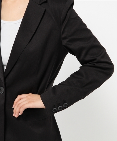 earth music&ecology（アースミュージックアンドエコロジー）の「ベーシックテーラードジャケット（テーラードジャケット・レディース・ネイビー/ブラック・SMALL/MEDIUM）」の10枚目の写真