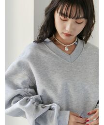 jouetie | ラインストーンプルオーバー(スウェット)
