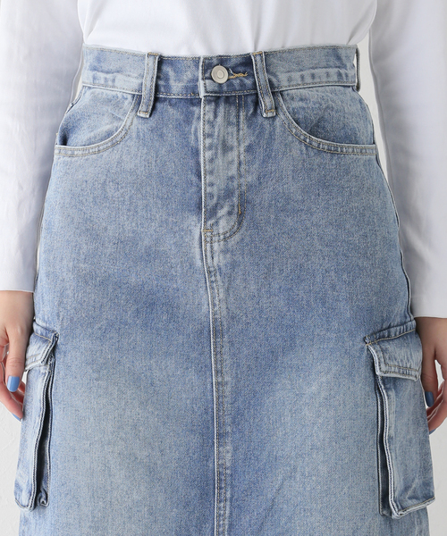 JOINT WORKS（ジョイントワークス）の「カーゴデニムスカート（デニムスカート・レディース・ブルー系その他・SMALL/MEDIUM）」の10枚目の写真