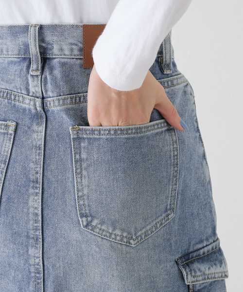 JOINT WORKS（ジョイントワークス）の「カーゴデニムスカート（デニムスカート・レディース・ブルー系その他・SMALL/MEDIUM）」の12枚目の写真