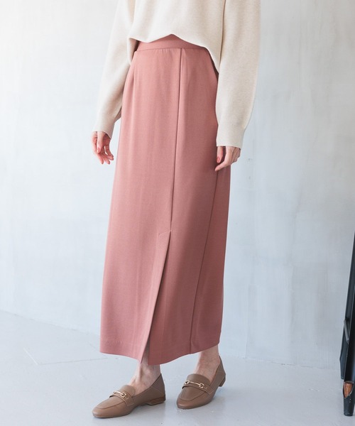 GLOBAL WORK(グローバルワーク)の「スゴラクストレッチIラインスカート/993234(スカート・レディース・チャコールグレー/ピンク系/ブラック/ライトベージュ・MEDIUM/LARGE)」の20枚目の写真