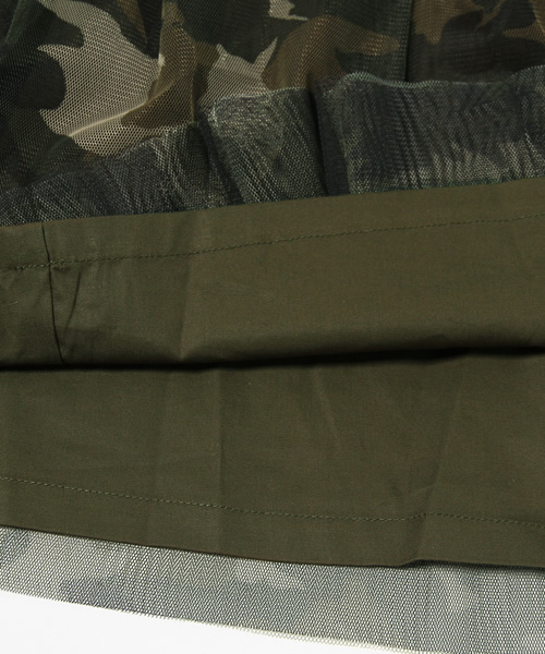 CIAOPANIC（チャオパニック）の「【Ciaopanic】　リバーシブルカモフラチュールSK（スカート・レディース・カーキ・FREE）」の8枚目の写真