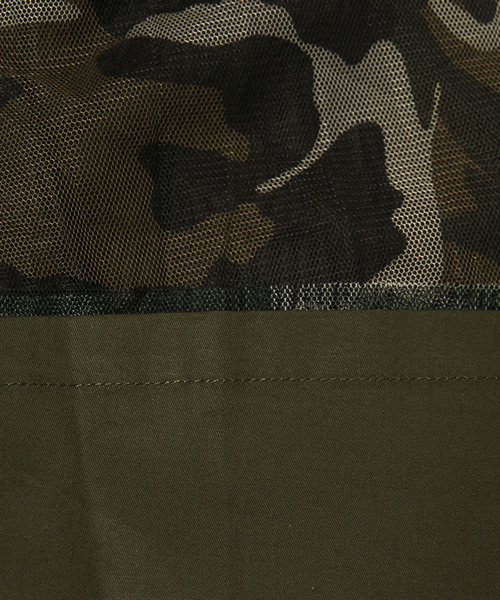 CIAOPANIC（チャオパニック）の「【Ciaopanic】　リバーシブルカモフラチュールSK（スカート・レディース・カーキ・FREE）」の9枚目の写真