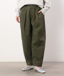ONIGIRI | コットンカツラギ　テーパードパンツ(チノパンツ)