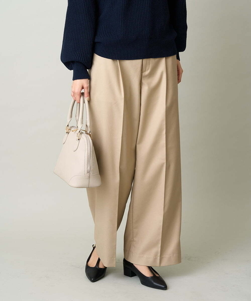 a.v.v(アーヴェヴェ)の「【マシンウォッシャブル】チノワイドストレートパンツ(チノパンツ・レディース・ベージュ・40/34/36/42/38)」の17枚目の写真