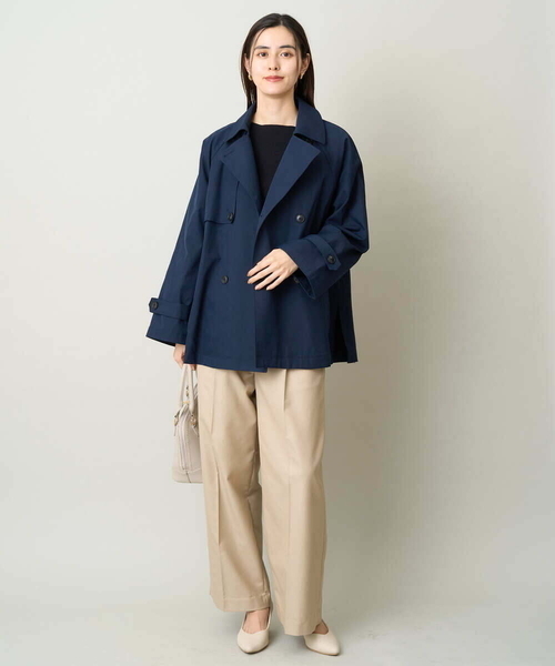 a.v.v(アーヴェヴェ)の「【マシンウォッシャブル】チノワイドストレートパンツ(チノパンツ・レディース・ベージュ・40/34/36/42/38)」の7枚目の写真