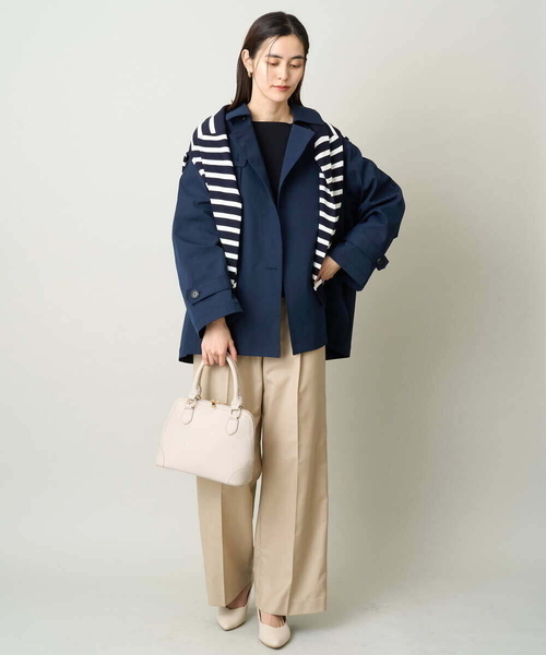 a.v.v(アーヴェヴェ)の「【マシンウォッシャブル】チノワイドストレートパンツ(チノパンツ・レディース・ベージュ・40/34/36/42/38)」の8枚目の写真