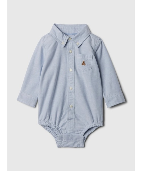 OXFORDシャツロンパース