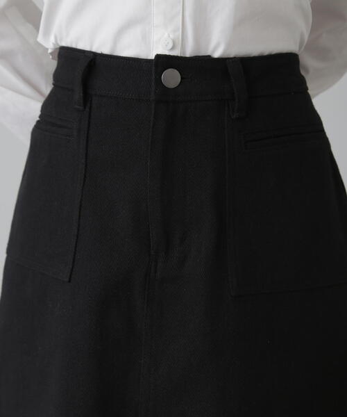 FREE'S MART（フリーズマート）の「【3サイズ展開XS-M】フロントポケットミニスカート【低身長サイズ有】（スカート・レディース・ホワイト/ベージュ/ブラック・MEDIUM/SMALL/X-SMALL）」の10枚目の写真