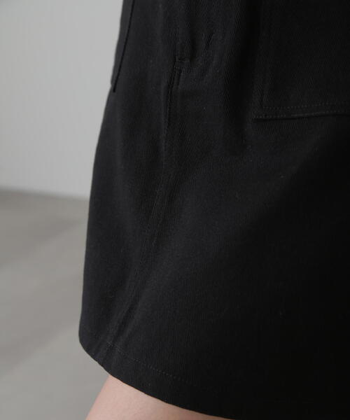 FREE'S MART（フリーズマート）の「【3サイズ展開XS-M】フロントポケットミニスカート【低身長サイズ有】（スカート・レディース・ホワイト/ベージュ/ブラック・MEDIUM/SMALL/X-SMALL）」の13枚目の写真