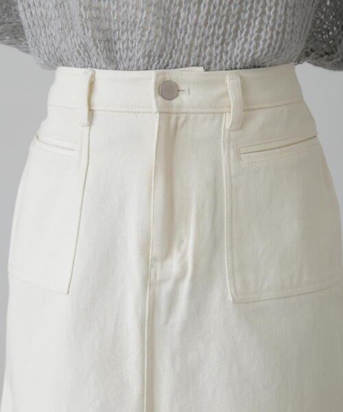 FREE'S MART（フリーズマート）の「【3サイズ展開XS-M】フロントポケットミニスカート【低身長サイズ有】（スカート・レディース・ホワイト/ベージュ/ブラック・MEDIUM/SMALL/X-SMALL）」の22枚目の写真
