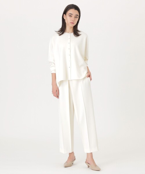 CAST:（キャストコロン）の「【着心地抜群/セットアップ】オーバーサイズジャージーカットソー（Tシャツ/カットソー・レディース・ブラック/グリーン/オフホワイト・S/M）」の21枚目の写真