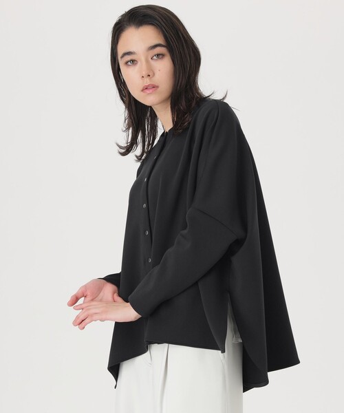 CAST:（キャストコロン）の「【着心地抜群/セットアップ】オーバーサイズジャージーカットソー（Tシャツ/カットソー・レディース・ブラック/グリーン/オフホワイト・S/M）」の12枚目の写真