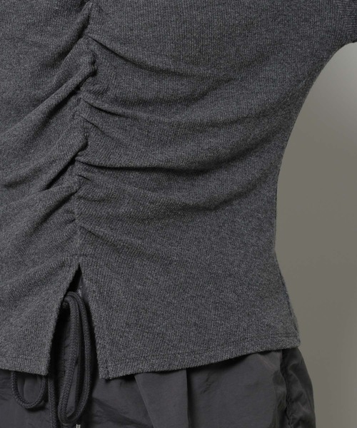 3.3 Field Trip (3.3フィールドトリップ)の「3.3 Field Trip/リブシャーリングロングスリーブT 2995581(Tシャツ/カットソー・レディース・チャコール/ブラック/クリーム・FREE)」の14枚目の写真