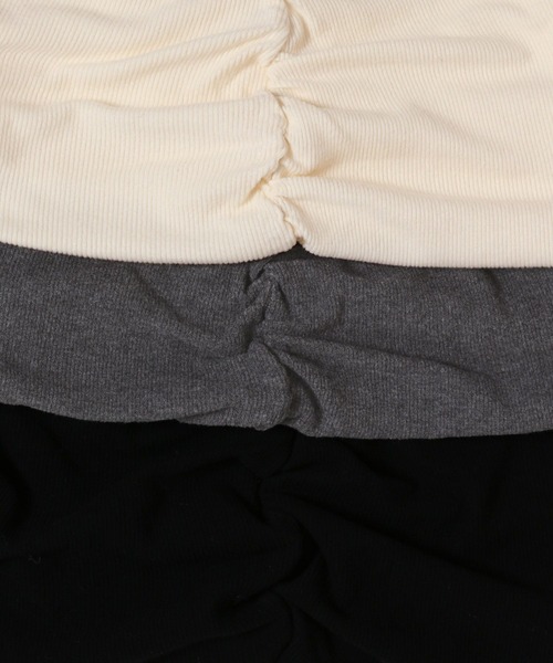 3.3 Field Trip (3.3フィールドトリップ)の「3.3 Field Trip/リブシャーリングロングスリーブT 2995581(Tシャツ/カットソー・レディース・チャコール/ブラック/クリーム・FREE)」の15枚目の写真