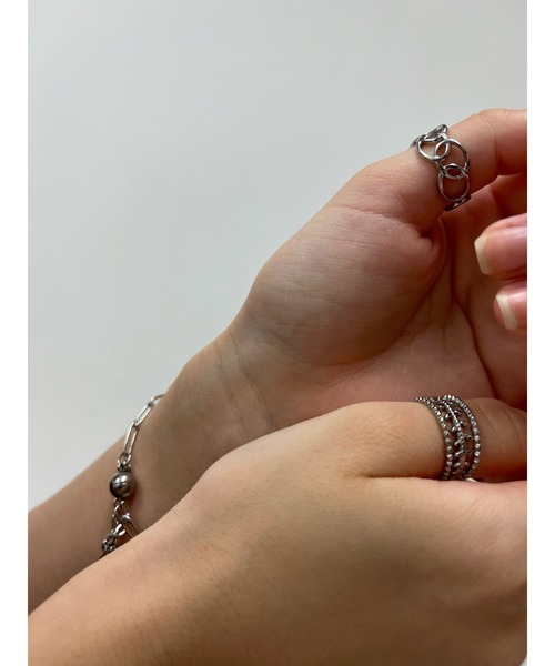 tone(トーン)の「【kocea】ステンレスリング/SILVER-1 金属アレルギー対応アクセサリー(MA)(リング・レディース・B/A/C/D/E/F・FREE)」の12枚目の写真