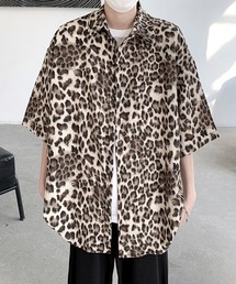 FVLMEN | 【FVLMEN】leopard pattern halfsleeve shirt/レオパード 総柄 ハーフスリーブ シャツ(シャツ/ブラウス)