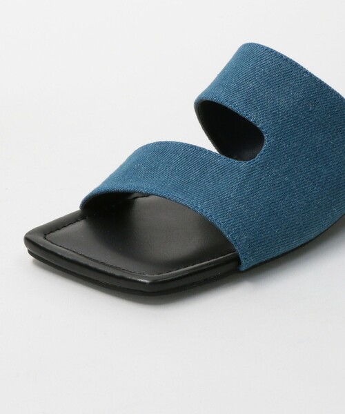 BEAUTY&YOUTH UNITED ARROWS（ビューティーアンドユースユナイテッドアローズ）の「サイドカット スライダーサンダル（サンダル・レディース・コバルトブルー/ベージュ・36/37/38）」の14枚目の写真