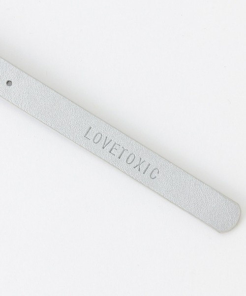 LOVETOXIC(ラブトキシック)の「合皮細ベルト(その他小物・キッズ・ブラック/シルバー/ホワイト・FREE)」の7枚目の写真