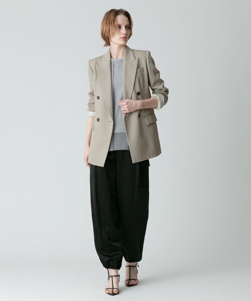 allureville（アルアバイル）の「シアーオーバープルオーバー（Tシャツ/カットソー・レディース・オフホワイト/ライトグレー/ブラック・2）」の19枚目の写真