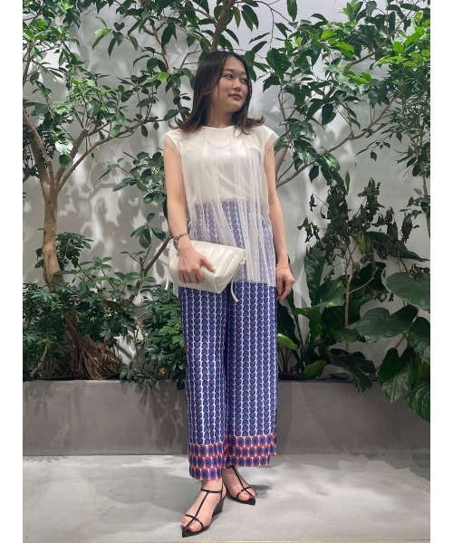 allureville（アルアバイル）の「シアーオーバープルオーバー（Tシャツ/カットソー・レディース・オフホワイト/ライトグレー/ブラック・2）」の7枚目の写真