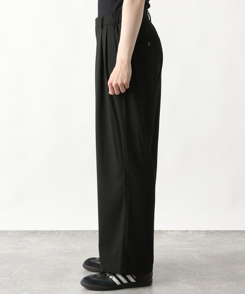 RAGEBLUE(レイジブルー)の「SUMMER TR WIDE SLACKS/サマーTRストレッチ/ドレープ/ワイドストレートスラックス(スラックス・メンズ・ライトグレー/ブラウン/ブラック/オフホワイト/グレー・SMALL/MEDIUM/LARGE)」の12枚目の写真