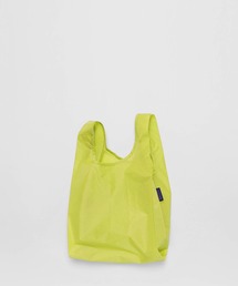 ☆未使用級☆ BAGGU オールレザー　イエロー　エコバッグ baeceb7dde878460451965ec87648c