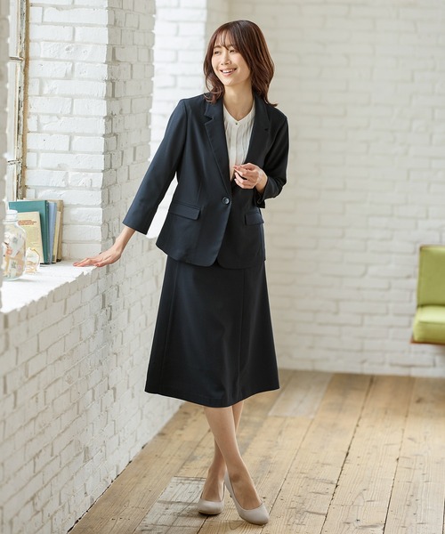 Honeys（ハニーズ）の「ベルト付フレアスカート（スカート・レディース・ベージュ/ネイビー/グレイッシュベージュ/ブラック・M/S/3L/LL/L）」の7枚目の写真