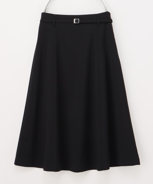 Honeys（ハニーズ）の「ベルト付フレアスカート（スカート・レディース・ベージュ/ネイビー/グレイッシュベージュ/ブラック・M/S/3L/LL/L）」の15枚目の写真